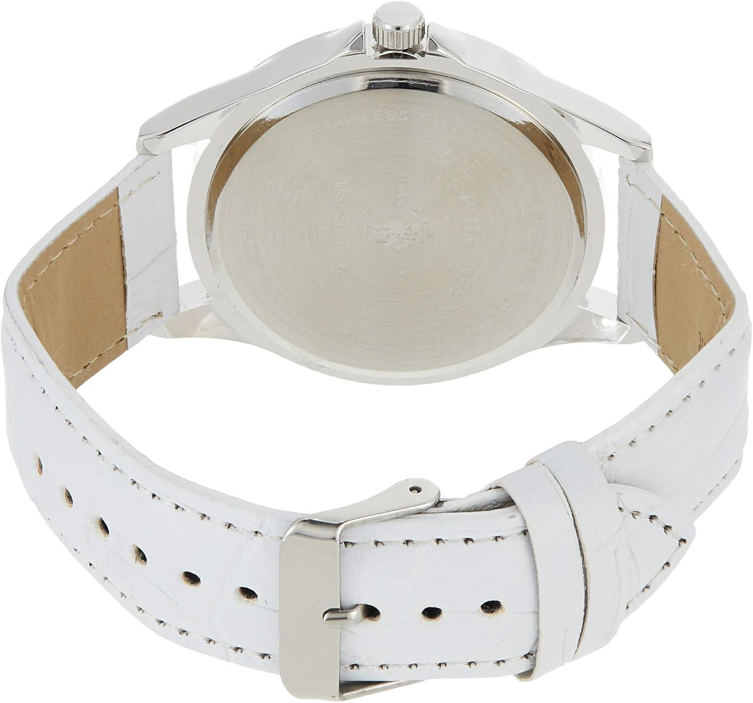 imageAccutime US Polo Assn Classic Mens USC50202 Analog Display Analog Quartz White Watch
