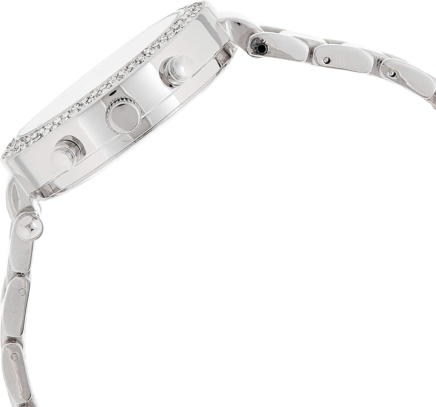 imageAccutime US Polo Assn Womens Quartz SilverToned Dress Watch Model USC40172