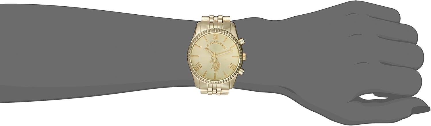 imageAccutime US Polo Assn Womens USC40058 GoldTone Watch