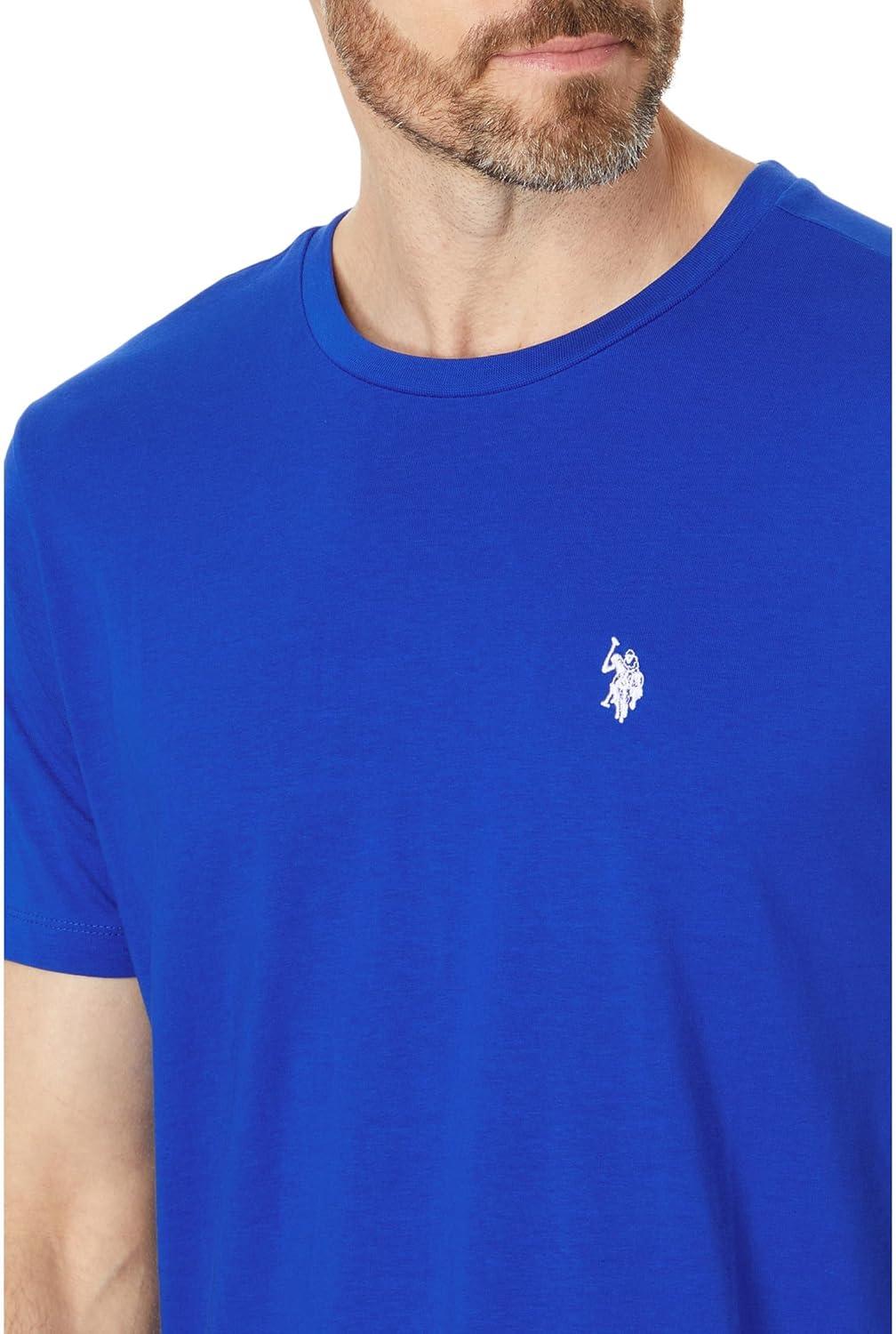 imageUS POLO ASSN Mens Crew Neck Small Pony TShirtBlue Raft