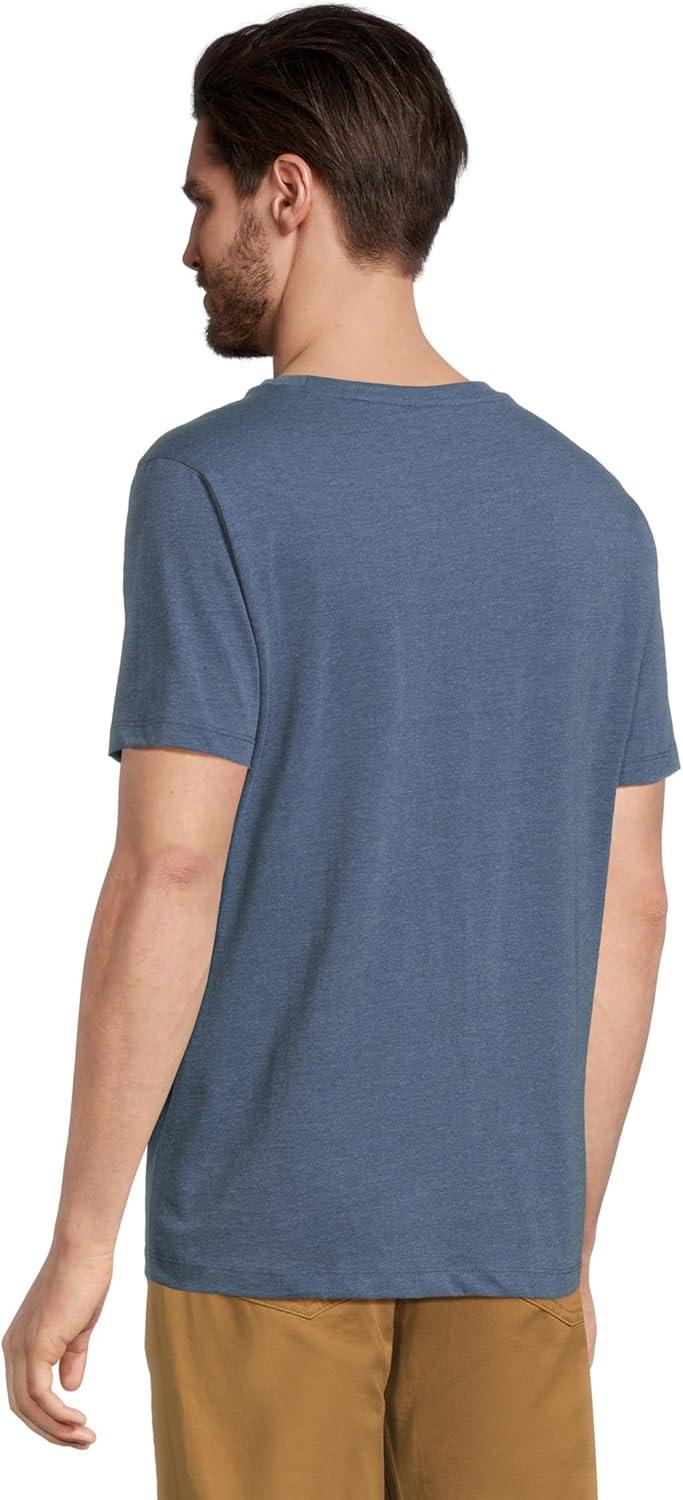 imageUS POLO ASSN Mens Crew Neck Small Pony TShirtBlue Water Heather