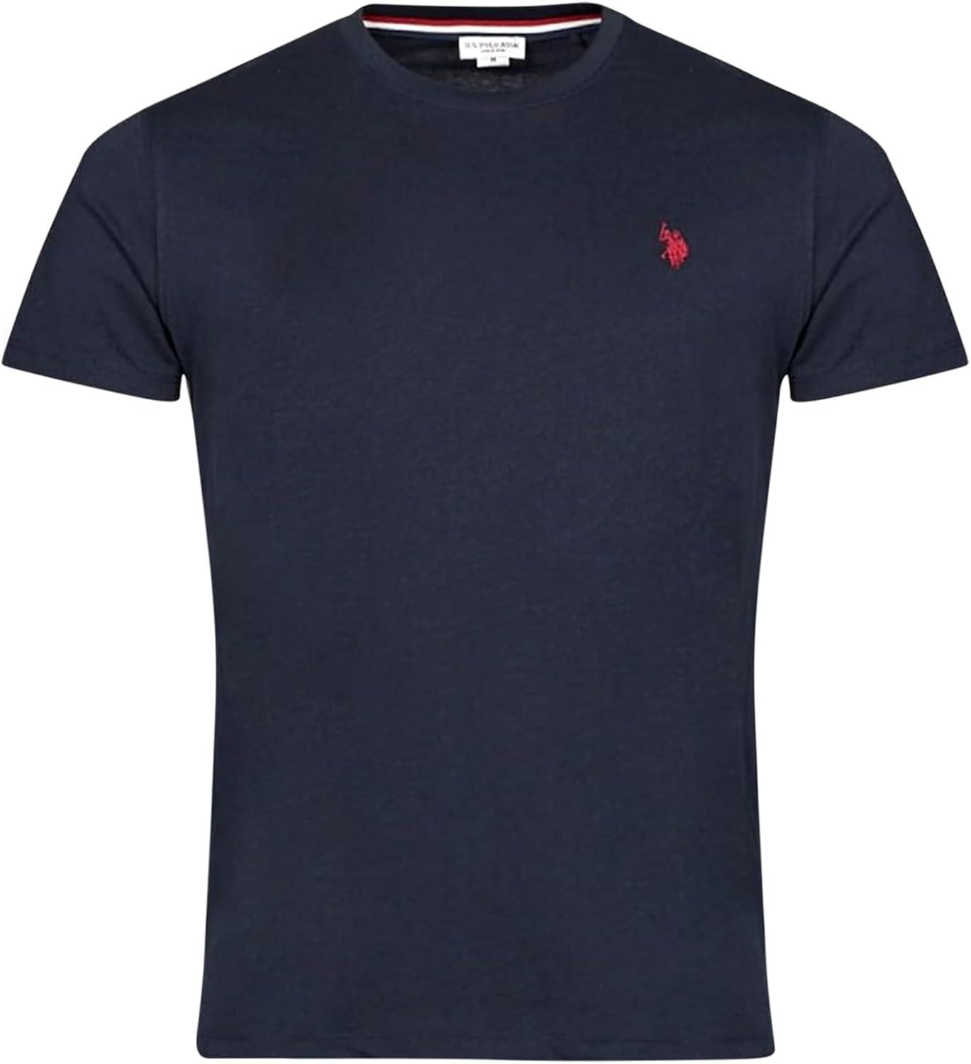 imageUS POLO ASSN Mens Crew Neck Small Pony TShirtClassic Navy 3pack