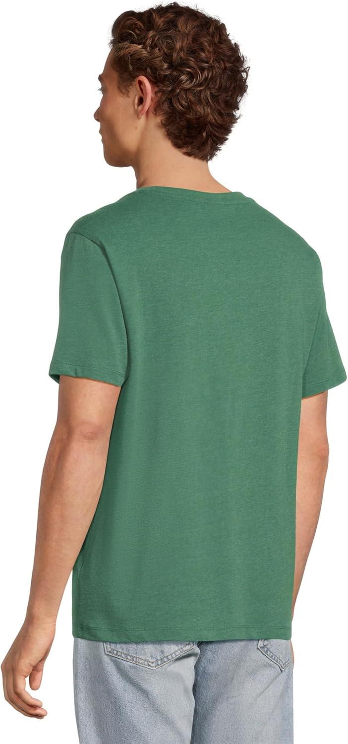imageUS POLO ASSN Mens Crew Neck Small Pony TShirtGreen Trail Heather