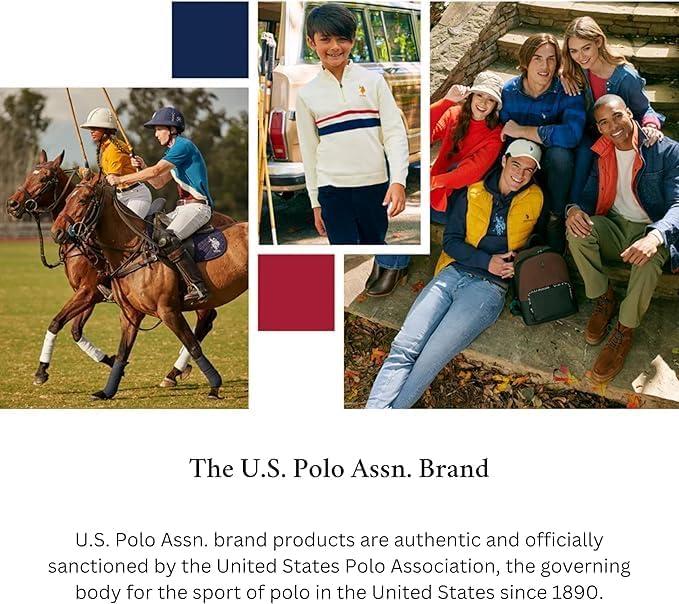 imageUS POLO ASSN Mens Crew Neck Small Pony TShirtHeather Grey