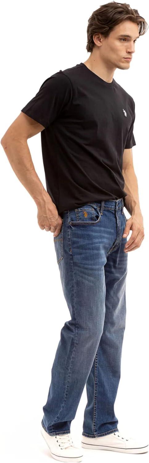 imageUS POLO ASSN Mens Crew Neck Small Pony TShirtHeather GreyWhiteBlack