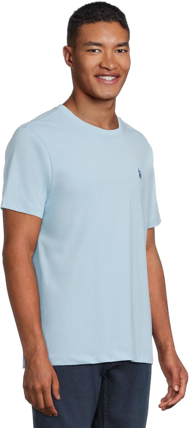imageUS POLO ASSN Mens Crew Neck Small Pony TShirtMainsail Blue
