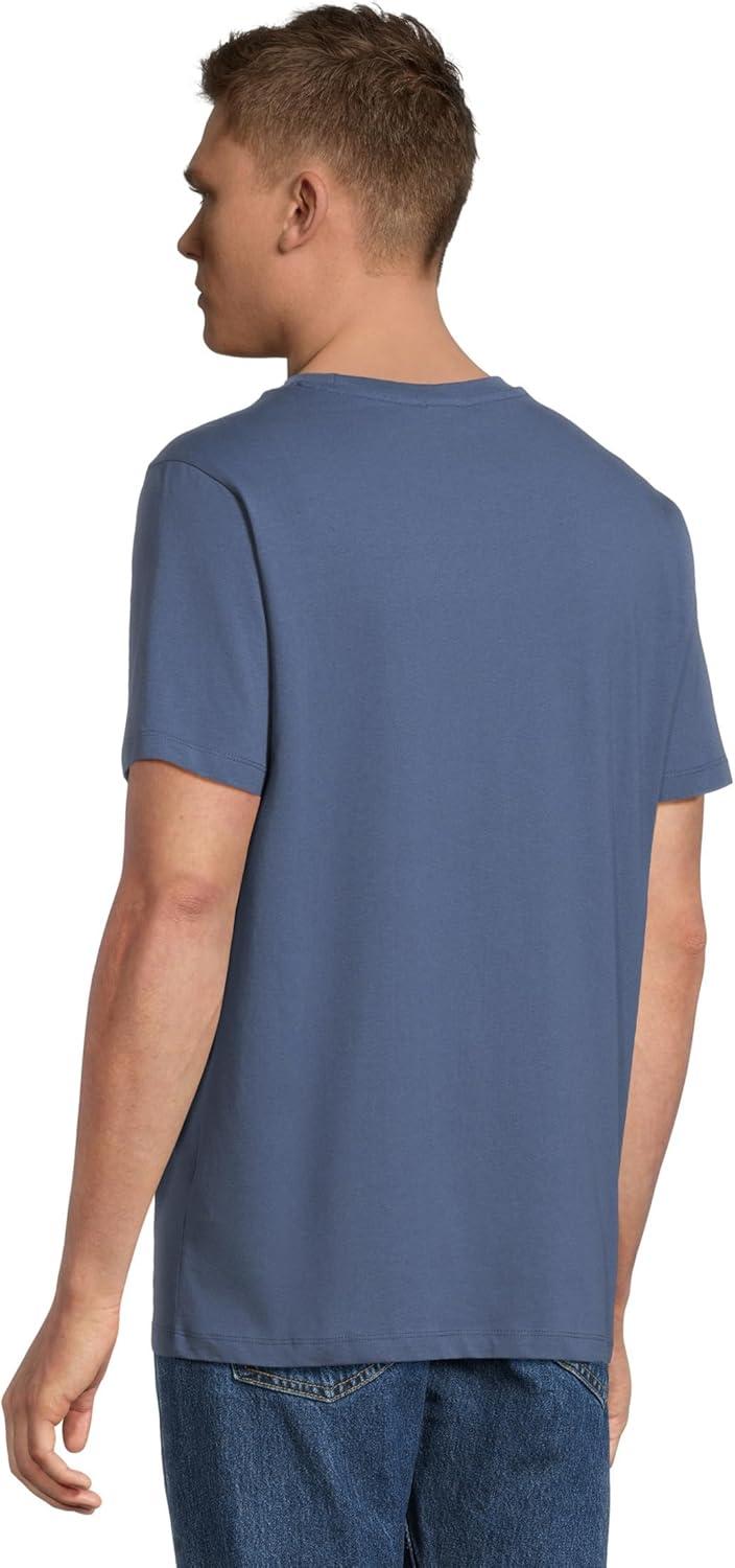 imageUS POLO ASSN Mens Crew Neck Small Pony TShirtOceana Blue