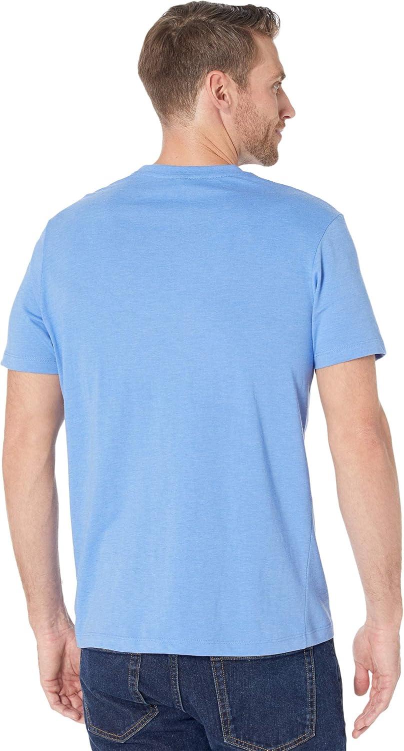 imageUS POLO ASSN Mens Crew Neck Small Pony TShirtPalace Blue Heather