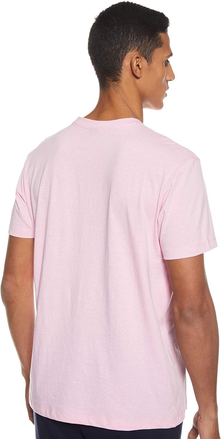 imageUS POLO ASSN Mens Crew Neck Small Pony TShirtPink Sunset Heather