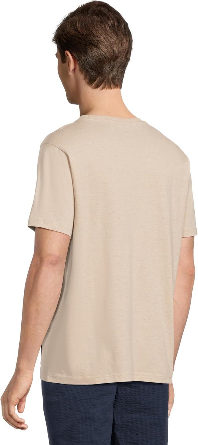 imageUS POLO ASSN Mens Crew Neck Small Pony TShirtSourdough Heather