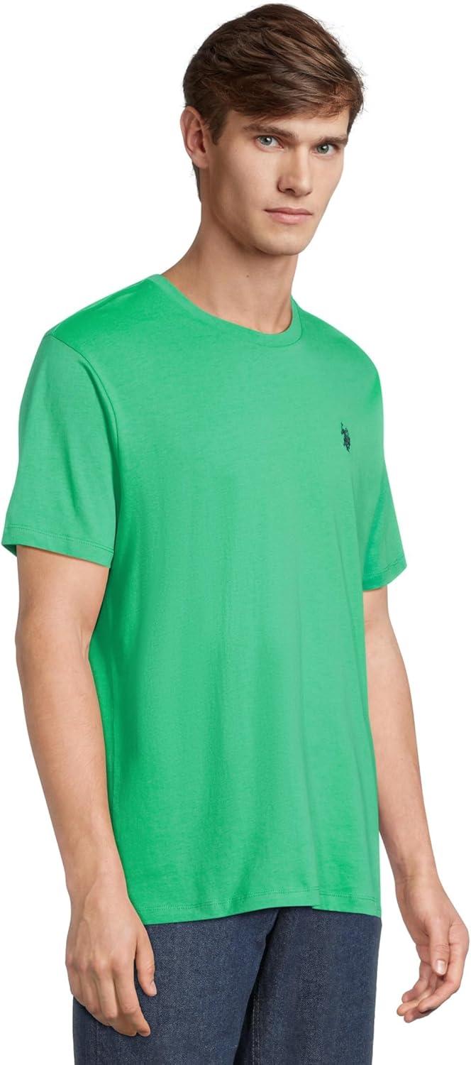 imageUS POLO ASSN Mens Crew Neck Small Pony TShirtSpearmint Leaf