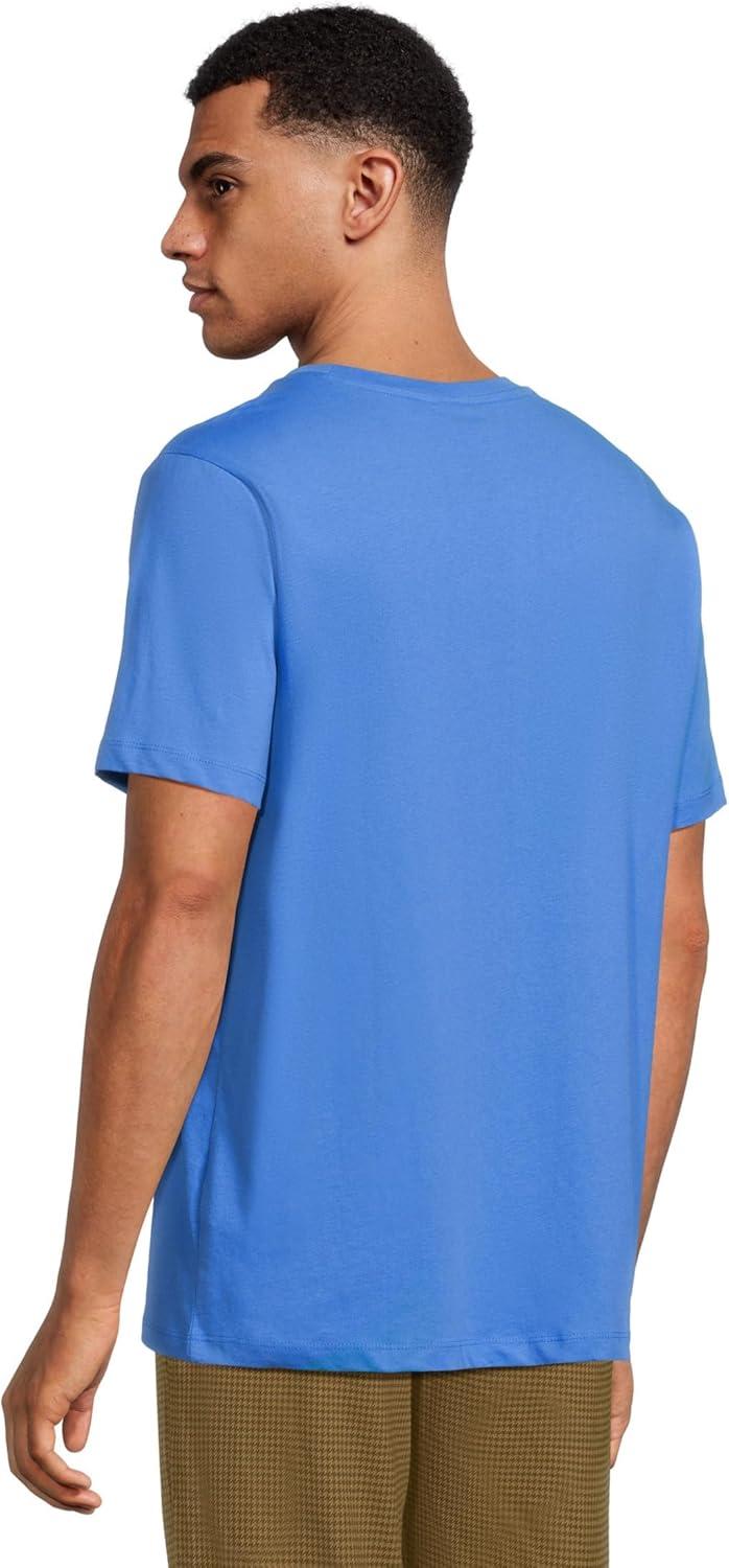 imageUS POLO ASSN Mens Crew Neck Small Pony TShirtSuper Sonic Blue