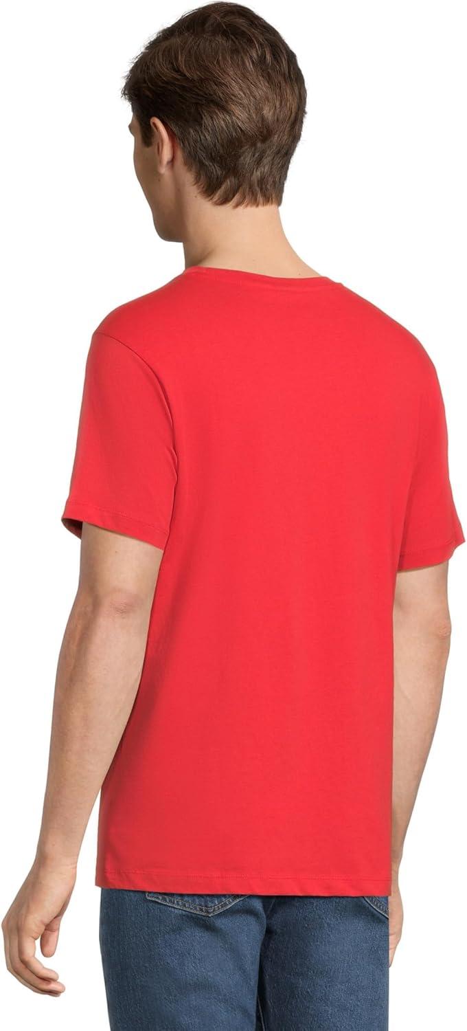 imageUS POLO ASSN Mens Crew Neck Small Pony TShirtUpstate Red