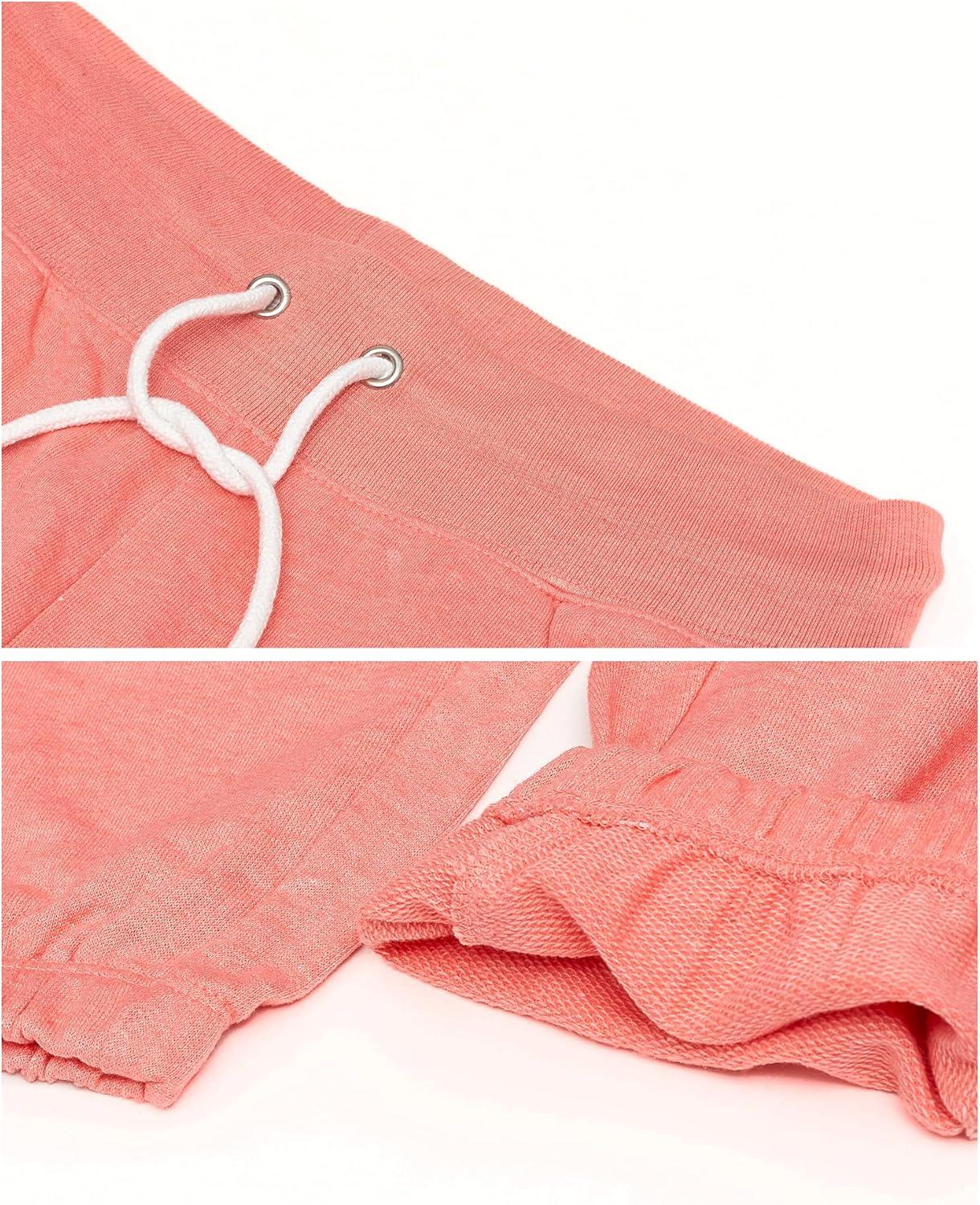 imageUS Polo Assn Essentials Womens Sweatpants with Pockets Comfy and Breathable French Terry Joggers for WomenCoralheather