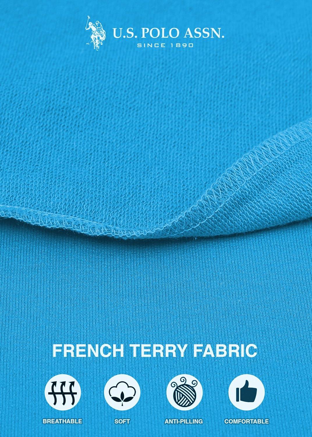 imageUS Polo Assn Essentials Womens Sweatpants with Pockets Comfy and Breathable French Terry Joggers for WomenLapis Blue2