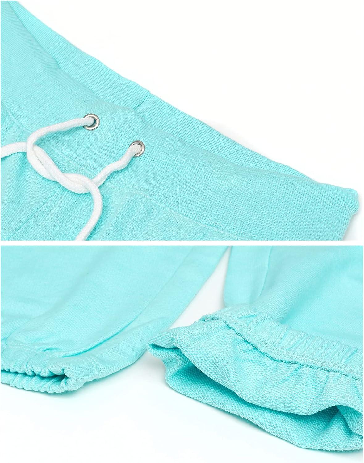 imageUS Polo Assn Essentials Womens Sweatpants with Pockets Comfy and Breathable French Terry Joggers for WomenMintheather