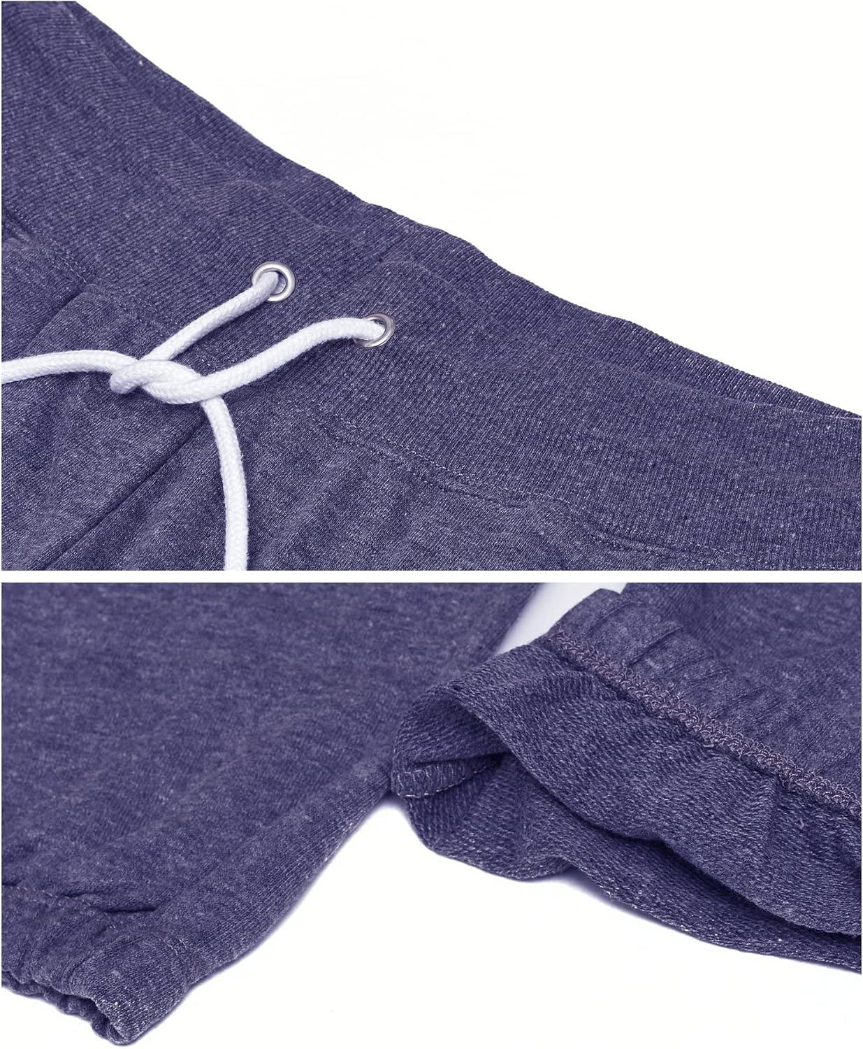 imageUS Polo Assn Essentials Womens Sweatpants with Pockets Comfy and Breathable French Terry Joggers for WomenNavy Heather4