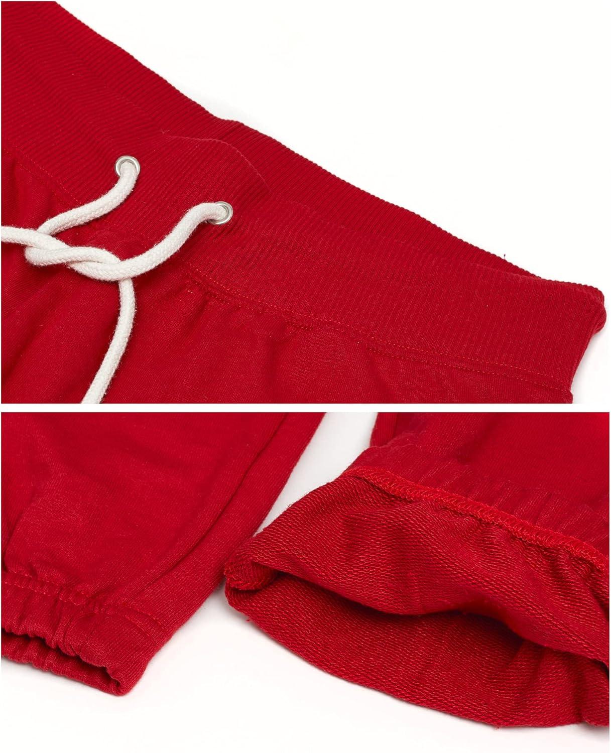 imageUS Polo Assn Essentials Womens Sweatpants with Pockets Comfy and Breathable French Terry Joggers for WomenRed4