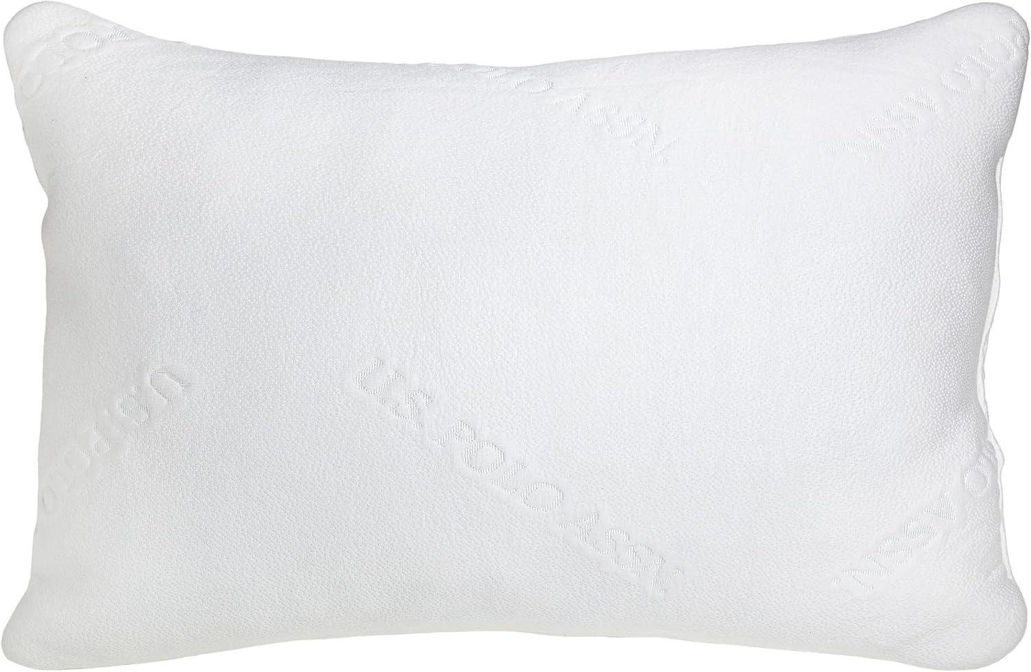 imageUS Polo Assn Jumbo Shredded Memory Foam Pillow 28 x 20 inches High Density Clusters Adjustable Support