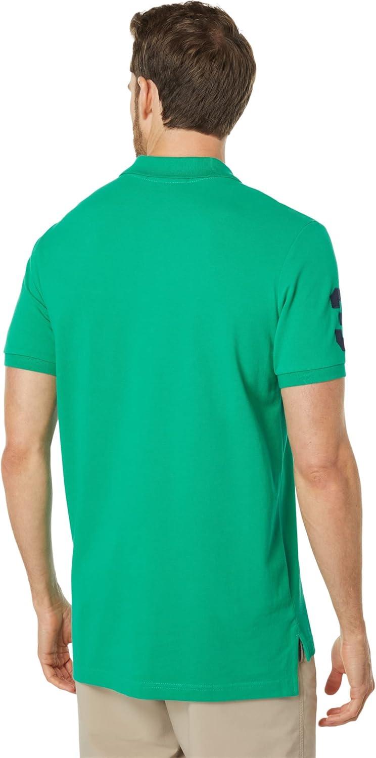 imageUS Polo Assn Mens Solid Pique Polo ShirtDeep Green