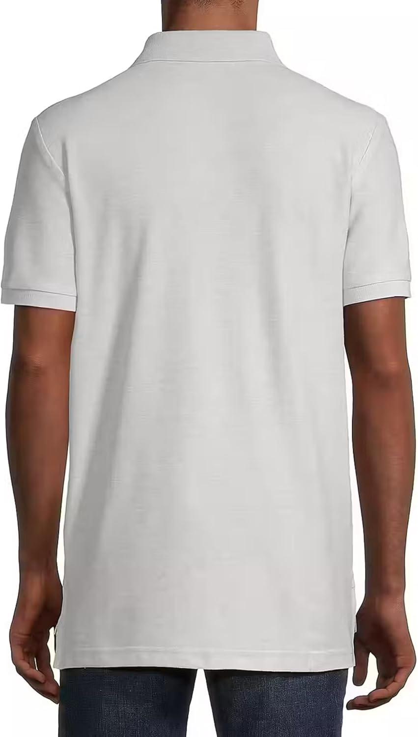 imageUS Polo Assn Mens Solid Pique Polo ShirtLight Heather Gray