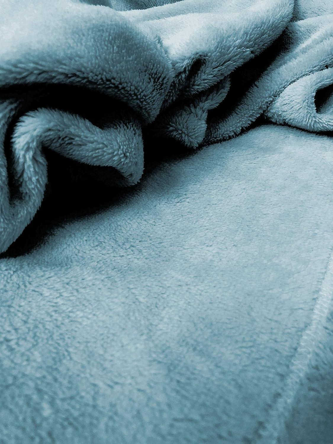 imageUS Polo Assn Oversized Lightweight Throw Blanket for BedSofa Soft Fleece Couch Blankets and Throws Cozy Decorative Bedding 50quotx70quotOceanOcean