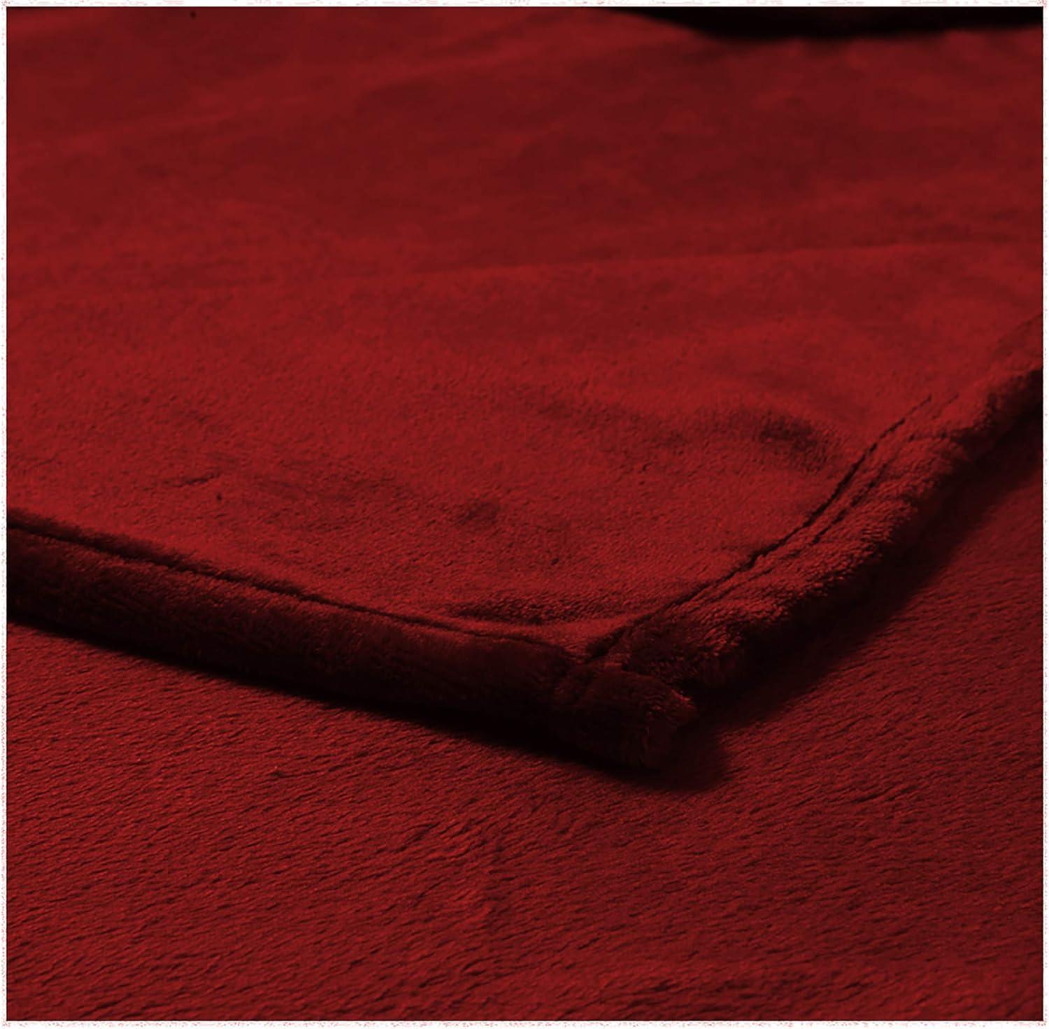 imageUS Polo Assn Oversized Lightweight Throw Blanket for BedSofa Soft Fleece Couch Blankets and Throws Cozy Decorative Bedding 50quotx70quotOceanRed Hot