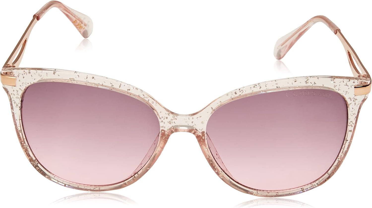 imageUS Polo Assn PA5034 Sparkling Round UV Protective Sunglasses for Women Classic Gifts for Women 60 mm