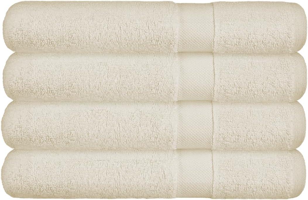 imageUS Polo Assn USPA 4 Piece Bath Towel SetCream