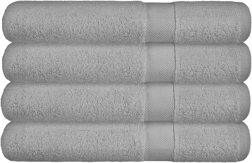 imageUS Polo Assn USPA 4 Piece Bath Towel SetGrey