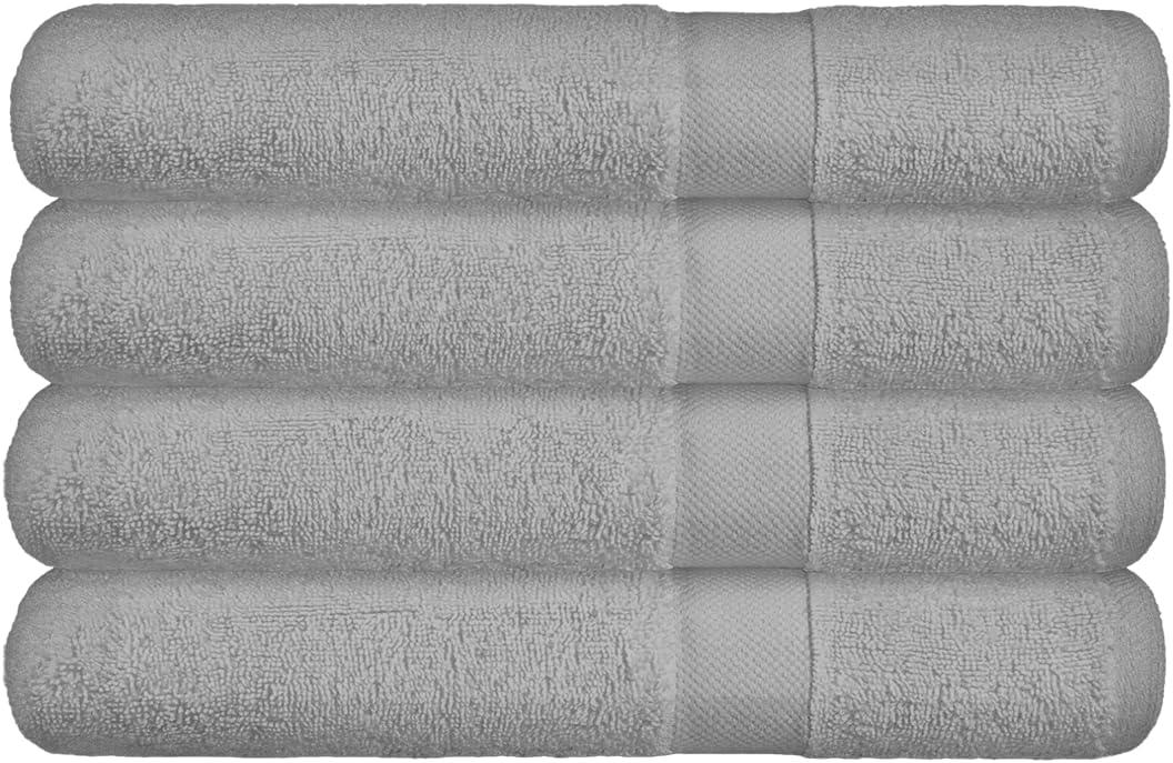 imageUS Polo Assn USPA 4PC Bath Towel SetGrey Mist