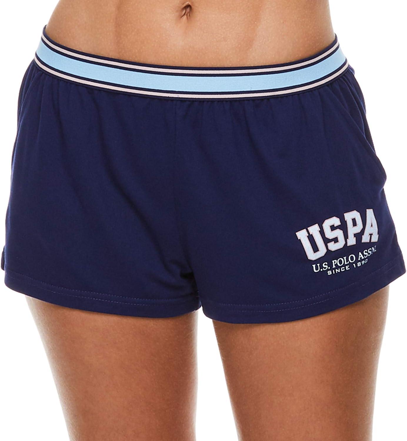 imageUS Polo Assn Womens 3 Pack Elastic Waistband Pajama Sleep ShortsLounge3 Pack Dusty Rose