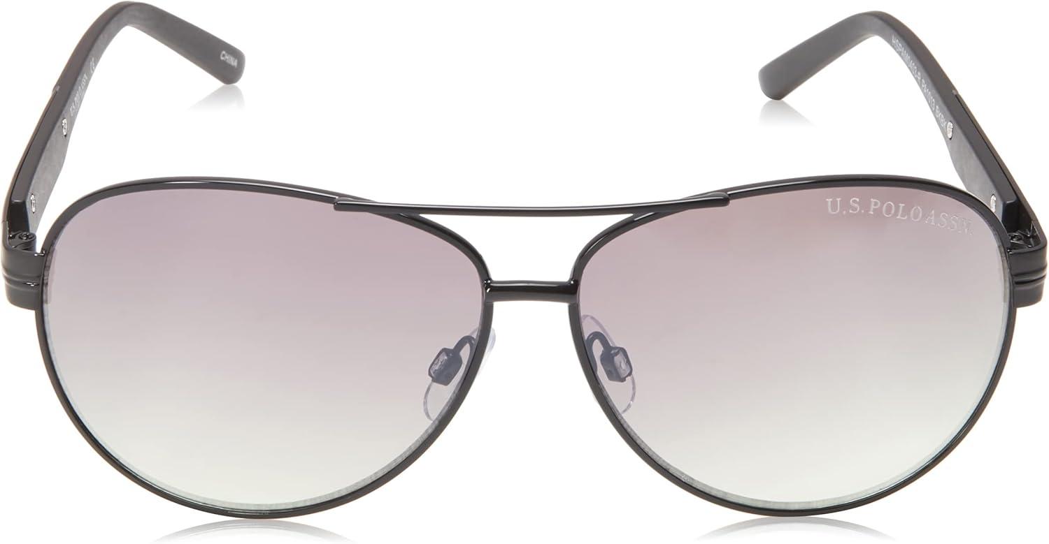 imageUS Polo Assn Womens Pa1013 Metal Uv400 Protective Aviator Pilot Sunglasses Classic Gifts for Men 59 MmBlack Metal Matte Black