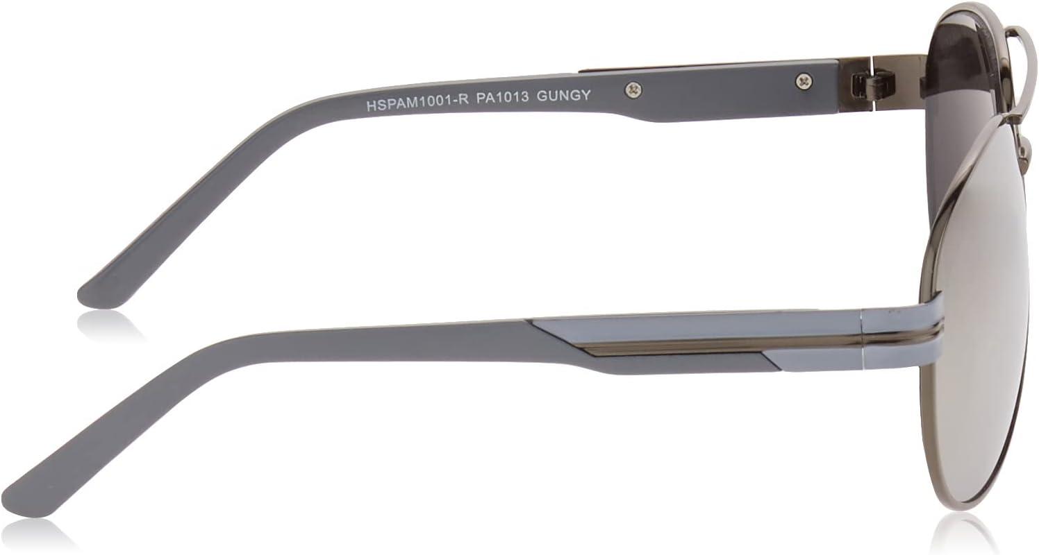imageUS Polo Assn Womens Pa1013 Metal Uv400 Protective Aviator Pilot Sunglasses Classic Gifts for Men 59 MmGunmetal Matte Grey