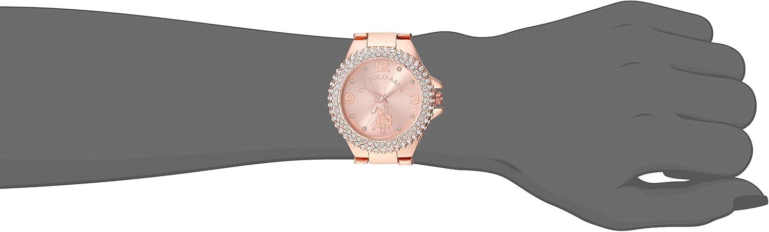 imageUS Polo Assn Womens Quartz Stainless Steel and Alloy Watch ColorRose Gold Model USC40226
