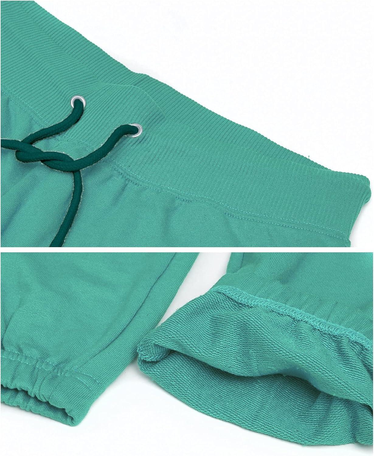 imageUS Polo Assn Womens Sweatpants Women Joggers Sweats with Logo Print French Terry PolyCottonJade1