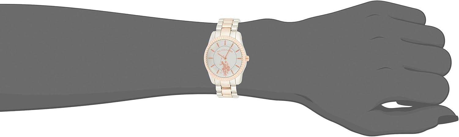 imageUS Polo Assn Womens USC40263 Analog Display Analog Quartz Two Tone Watch