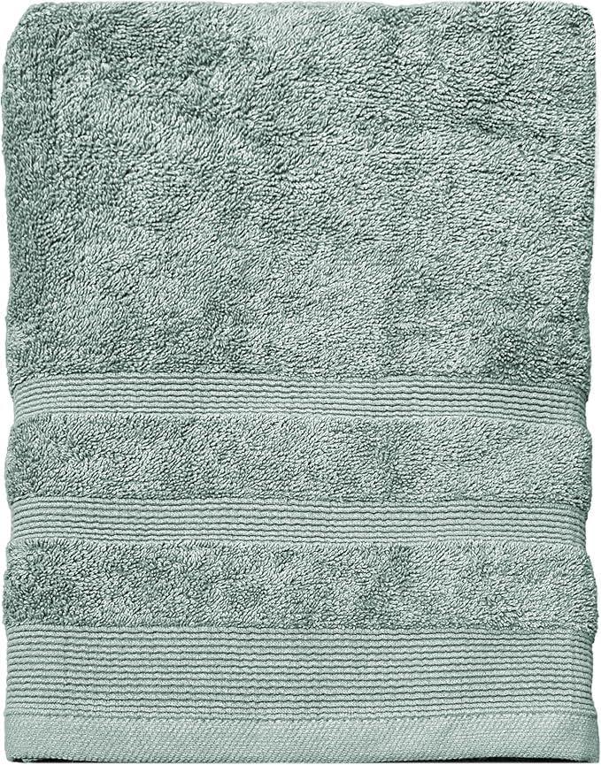 imageUSPA 550 GSM 16S Ring Bath Towel 6PackSeafoam