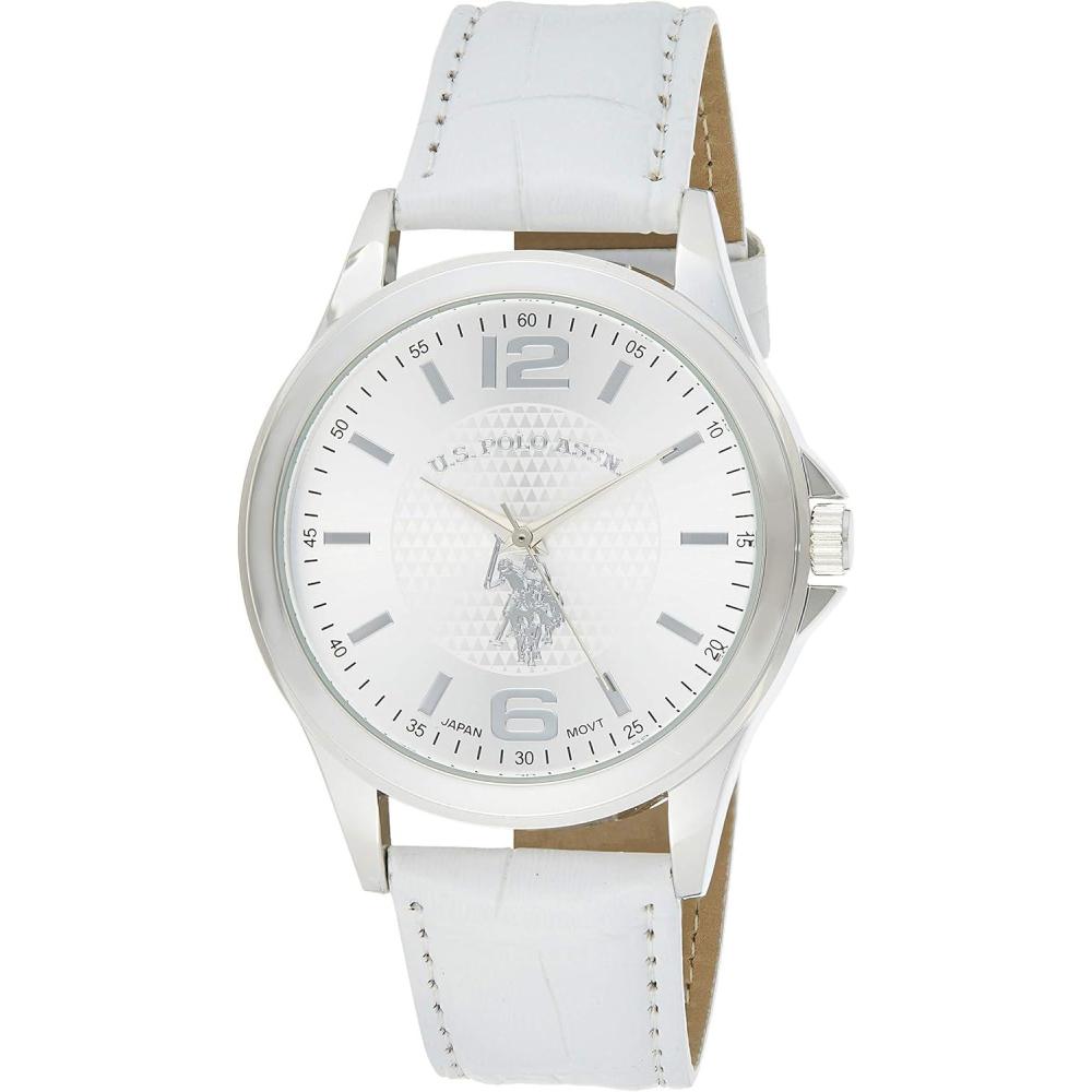 imageAccutime US Polo Assn Classic Mens USC50202 Analog Display Analog Quartz White Watch