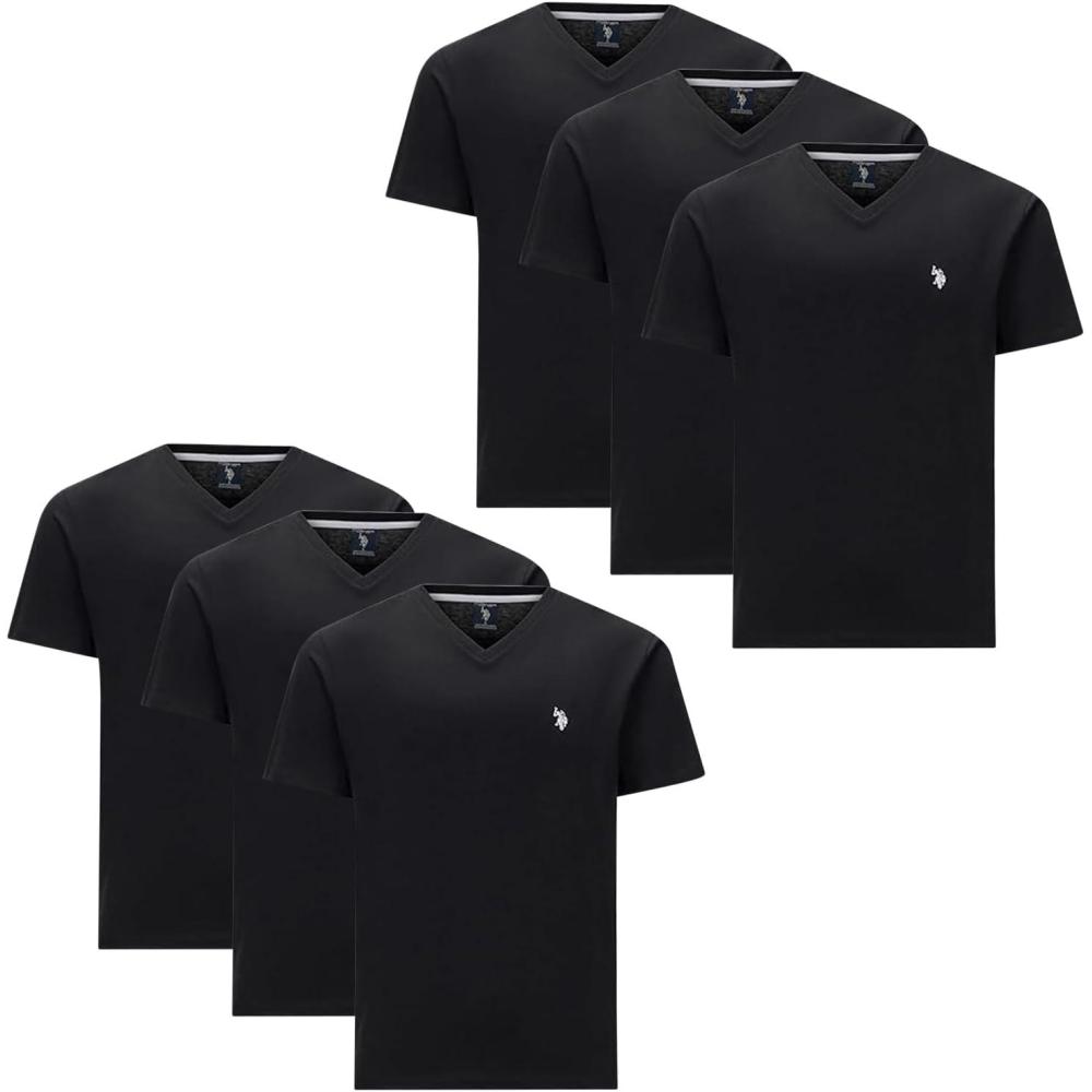 imageUS Polo Assn USBlack 6pack