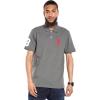 imageUS Polo Assn Mens Solid Pique Polo ShirtDark Heather Grey