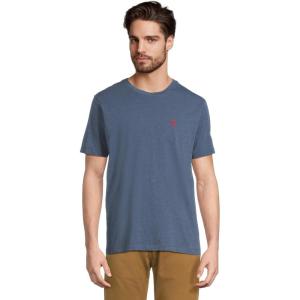 U.S. POLO ASSN. Men’s Crew Neck Small Pony T-Shirt(Blue Water Heather)