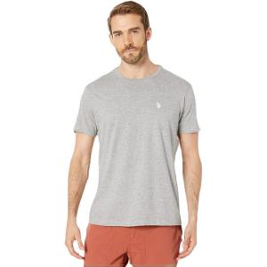 U.S. POLO ASSN. Men’s Crew Neck Small Pony T-Shirt(Heather Grey)