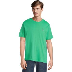 U.S. POLO ASSN. Men’s Crew Neck Small Pony T-Shirt(Spearmint Leaf)