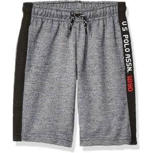 U.S. Polo Assn. Boys’ French Terry Short(Marled Marled Raven)