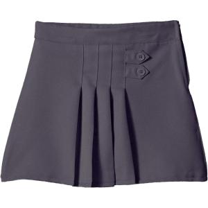 U.S. Polo Assn. Girls’ Two Tab Pleated Scooter(Grey)