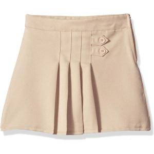 U.S. Polo Assn. Girls’ Two Tab Pleated Scooter(Khaki)