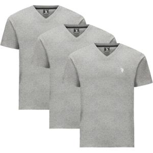 U.S. Polo Assn. U.S.(Heather Gray (3-pack))