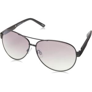 U.S. Polo Assn. Women’s Pa1013 Metal Uv400 Protective Aviator Pilot Sunglasses. Classic Gifts for Men, 59 Mm(Black Metal & Matte Black)