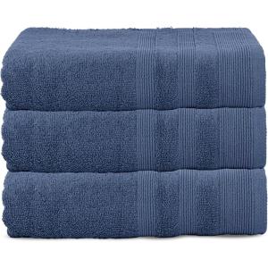 USPA 550 GSM 16/S Ring Bath Towel 6-Pack(Bright Cobalt)